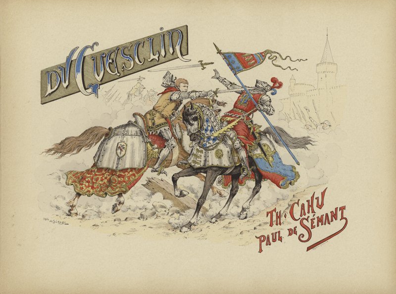 Bertrand du Guesclin, comandante militare francese da Paul de Semant