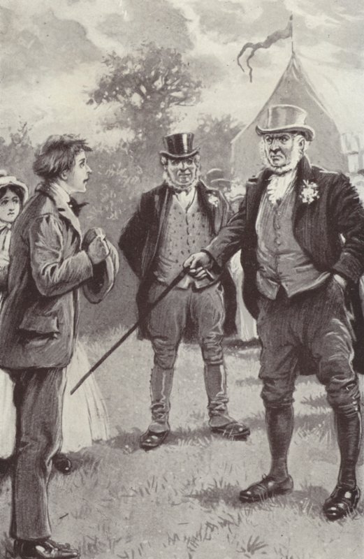 Illustrazione per Barchester Towers di Anthony Trollope da Paul (after) Hardy