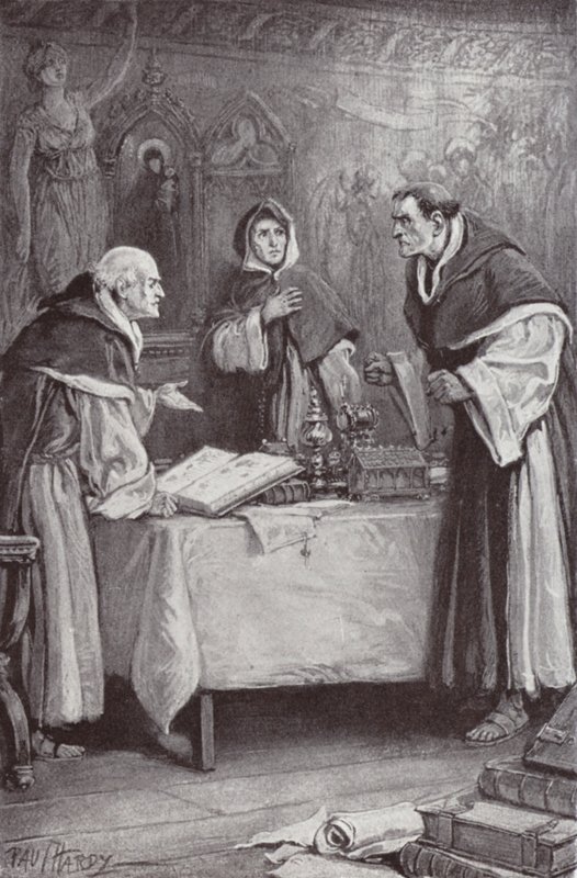 Illustrazione per The Cloister and The Hearth di Charles Reade da Paul (after) Hardy