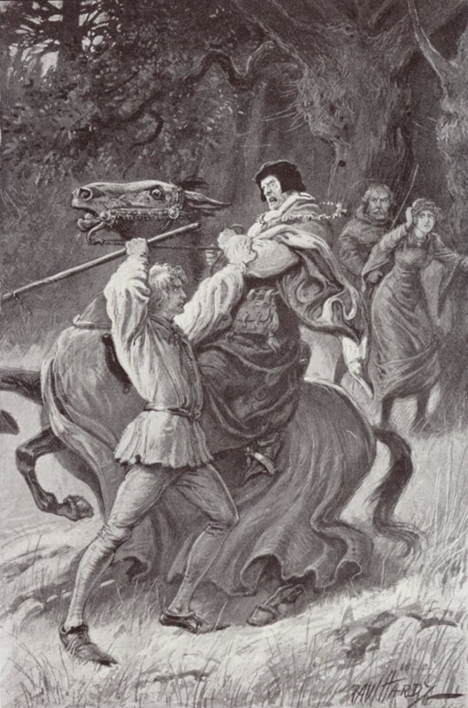 Illustrazione per The Cloister and The Hearth di Charles Reade (litografia) da Paul (after) Hardy