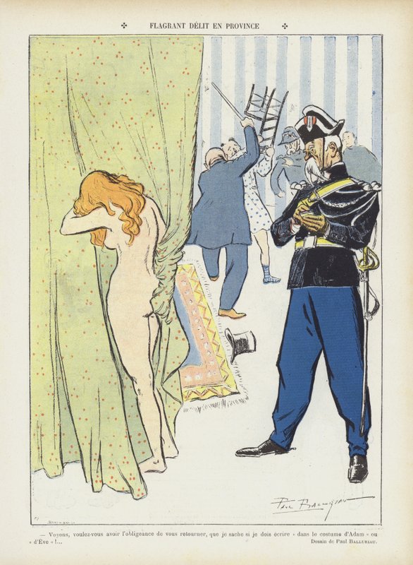 Illustrazione per Le Rire da Paul Balluriau
