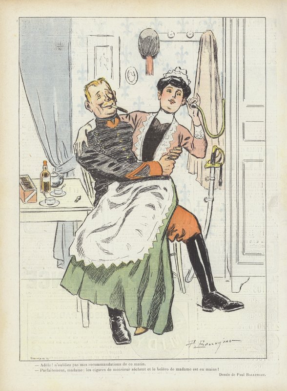 Illustrazione per Le Rire da Paul Balluriau