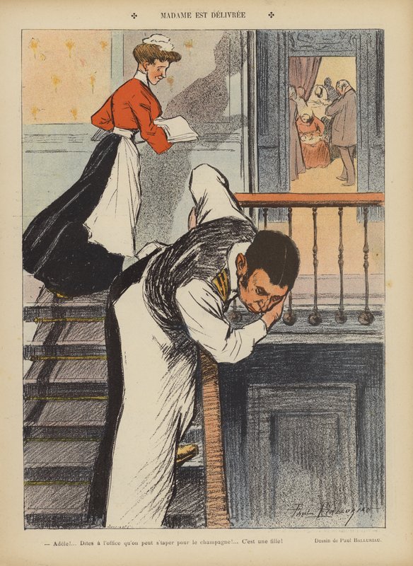 Illustrazione per Le Rire da Paul Balluriau