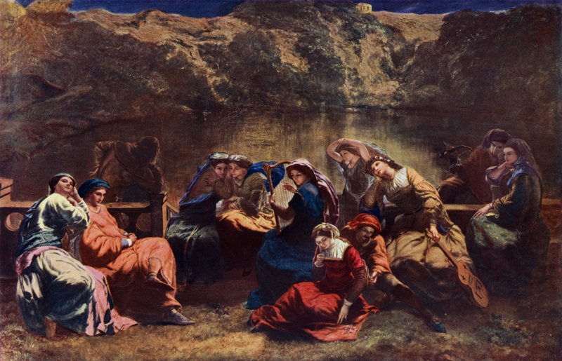 Il settimo giorno del Decameron da Paul Falconer Poole