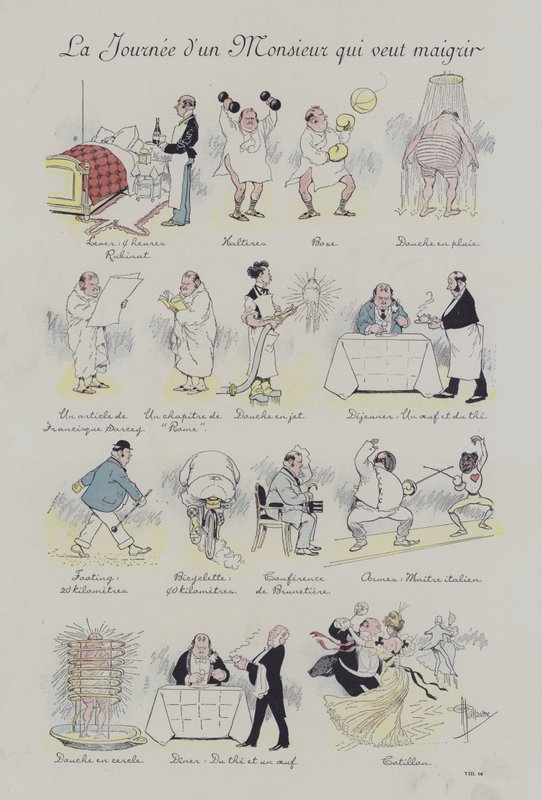 La giornata di un signore che vuole dimagrire da Paul Guillaume