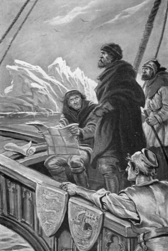 Giovanni Caboto incontrò enormi iceberg da Paul Hardy