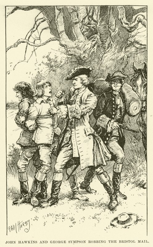 John Hawkins e George Sympson Derubano la Posta di Bristol da Paul Hardy