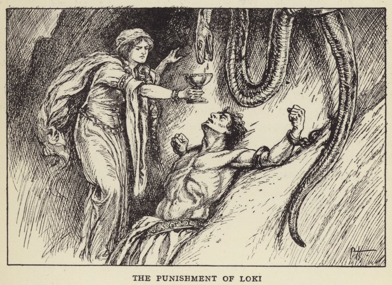 La punizione di Loki da Paul Hardy