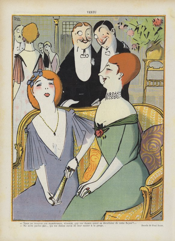 Illustrazione per Le Rire da Paul Iribe