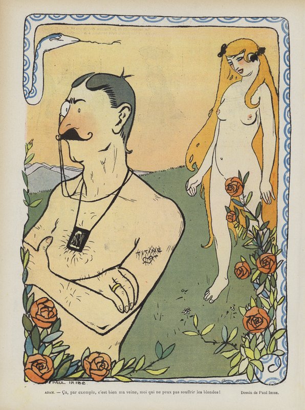 Illustrazione per la rivista Le Rire da Paul Iribe