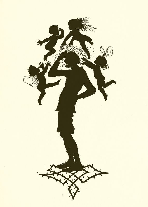 Sogno di una notte di mezza estate, silhouette da Paul Konewka