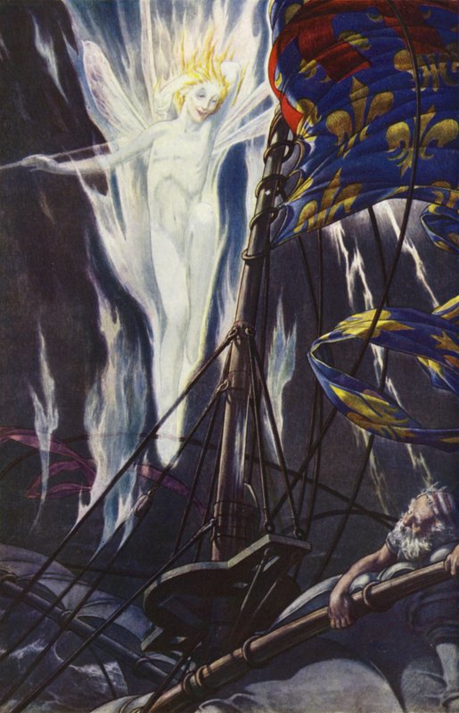 La tempesta di William Shakespeare, Atto I, Scena 2 da Paul Vincent Woodroffe