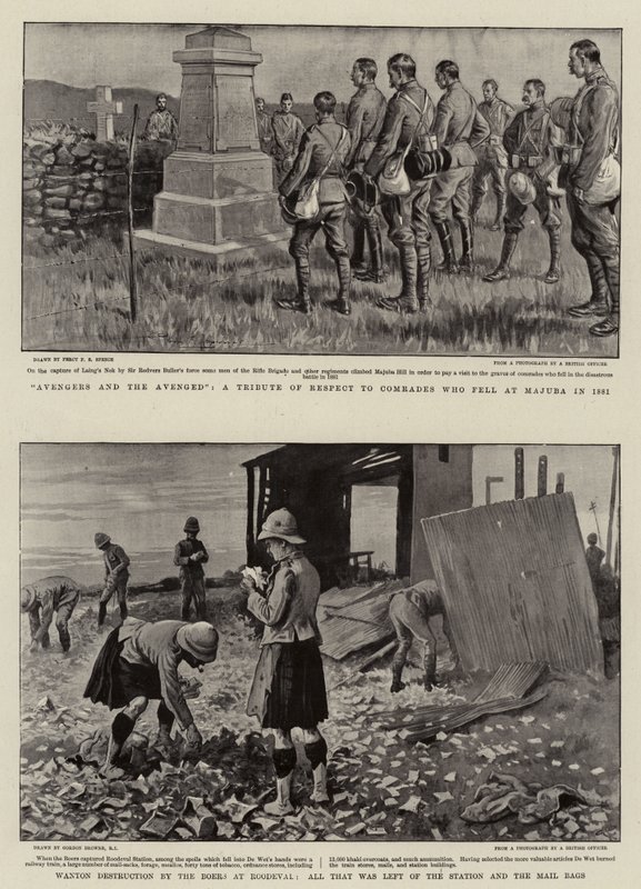 Vendicatori e vendicati, un tributo di rispetto ai compagni caduti a Majuba nel 1881 da Percy F.S. Spence