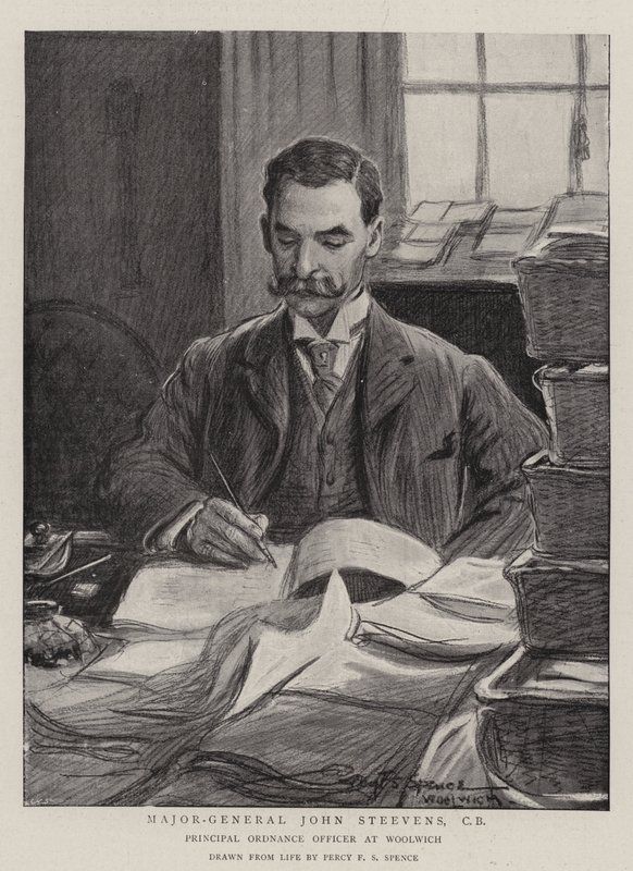 Maggior Generale John Steevens, CB da Percy F.S. Spence