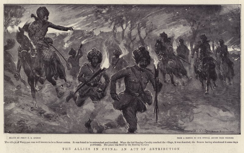 Gli Alleati in Cina, un atto di retribuzione da Percy F.S. Spence
