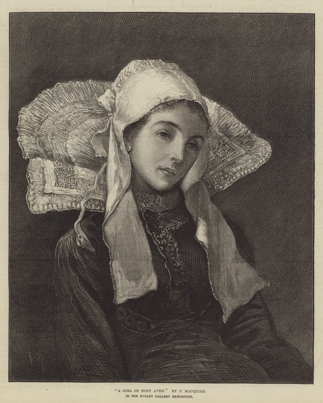 Una ragazza di Pont Aven da Percy Macquoid