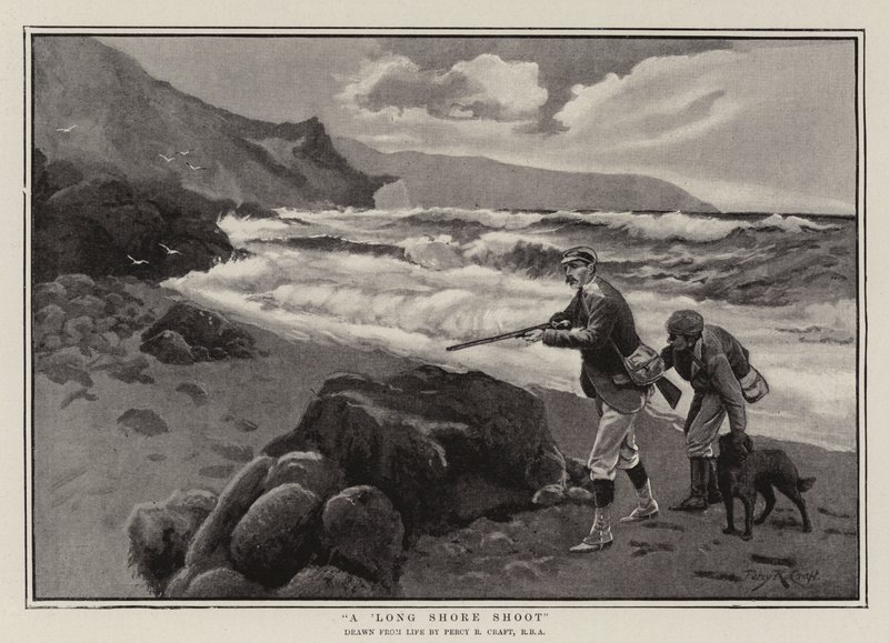 Una lunga caccia sulla costa da Percy Robert Craft