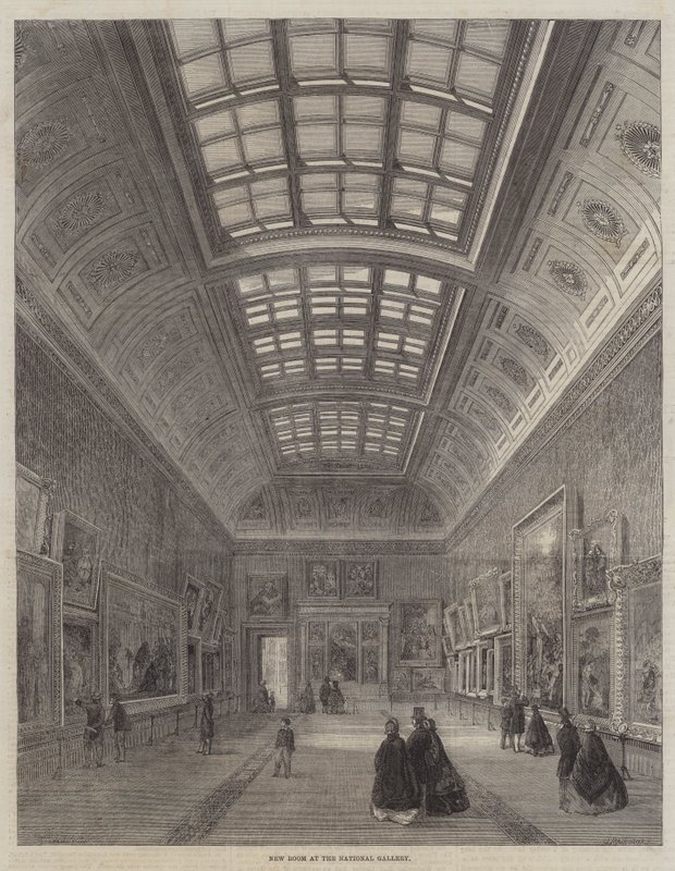 Nuova sala alla National Gallery da Percy William Justyne