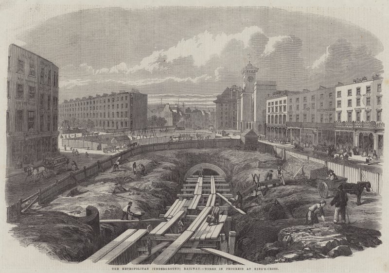 La Metropolitana (sotterranea), lavori in corso a King