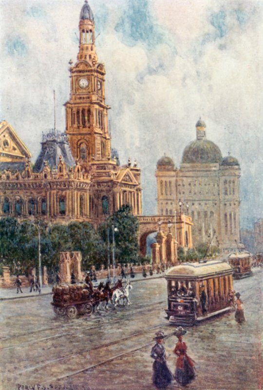 Il Municipio, Sydney da Percy F.S. (after) Spence