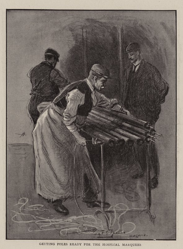 Preparazione dei Pali per le Tende dell