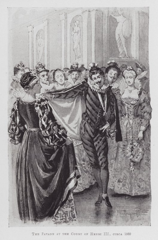 Danza: La Pavana alla Corte di Enrico III, circa 1580 da Percy Macquoid