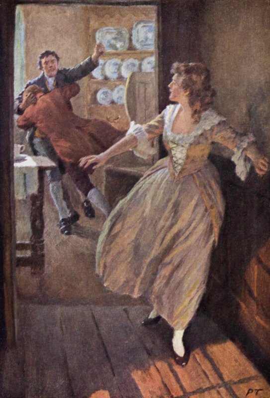 Illustrazione per Cime tempestose di Emily Bronte da Percy Tarrant