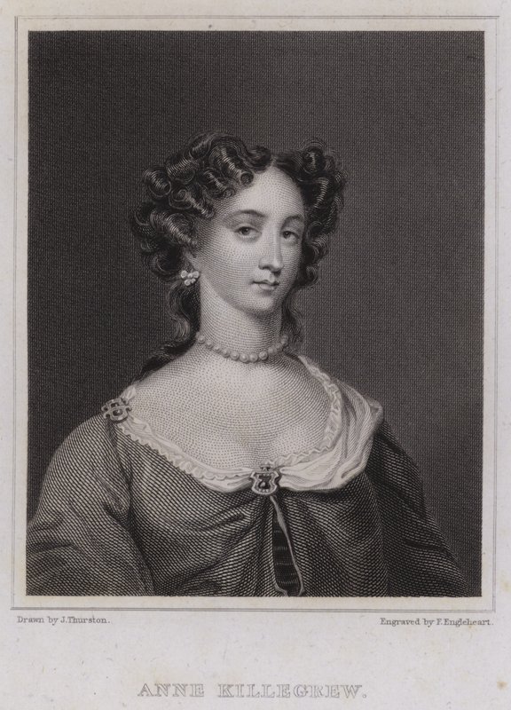 Anne Killegrew, poetessa inglese da Peter Lely