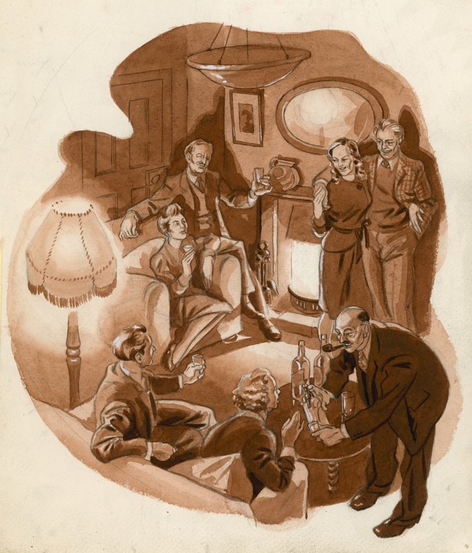 Scena domestica degli anni 