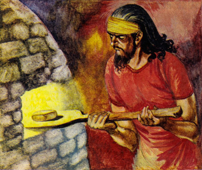 Lettera e busta vengono messe nel forno per essere indurite da Peter Jackson
