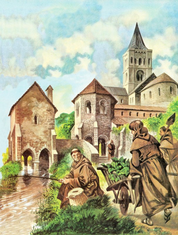 Monaci che pescano da Peter Jackson