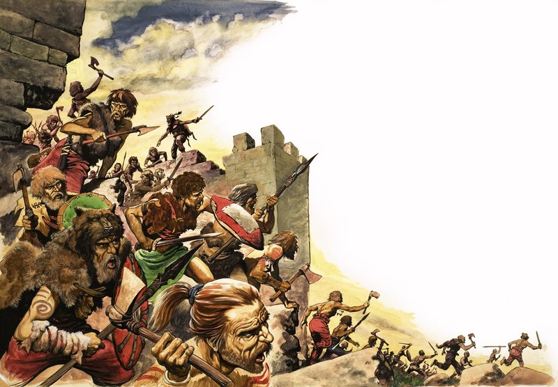 I guerrieri Pitti invadono la Britannia da Peter Jackson