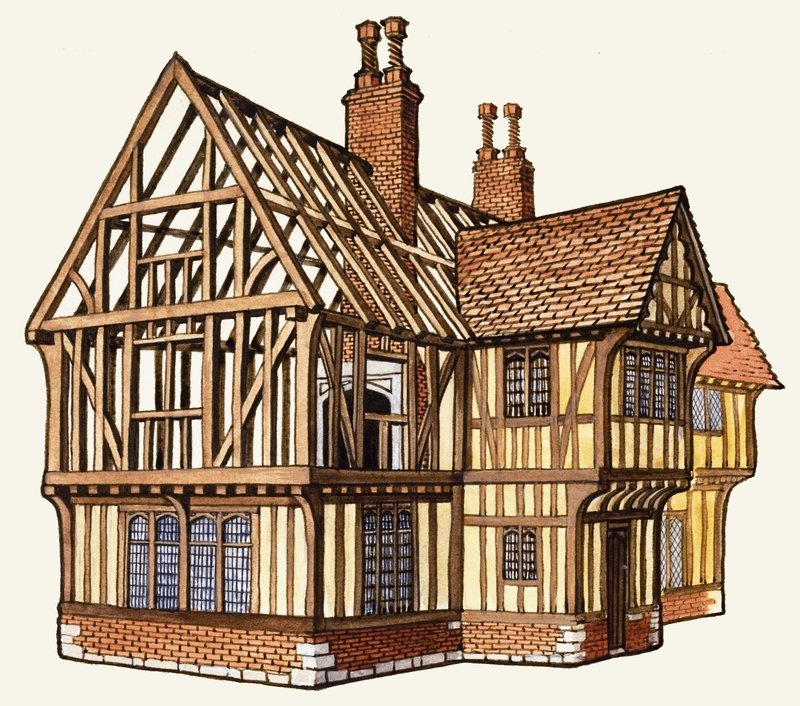 La Meravigliosa Storia della Gran Bretagna: Costruzione di una Casa Tudor da Peter Jackson