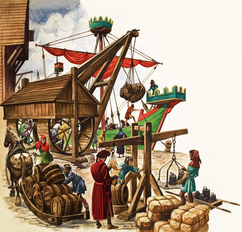 La meravigliosa storia della Gran Bretagna: Navi e porti antichi da Peter Jackson