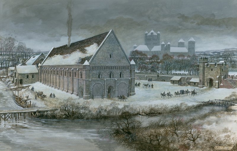 Westminster Hall nella neve da Peter Jackson