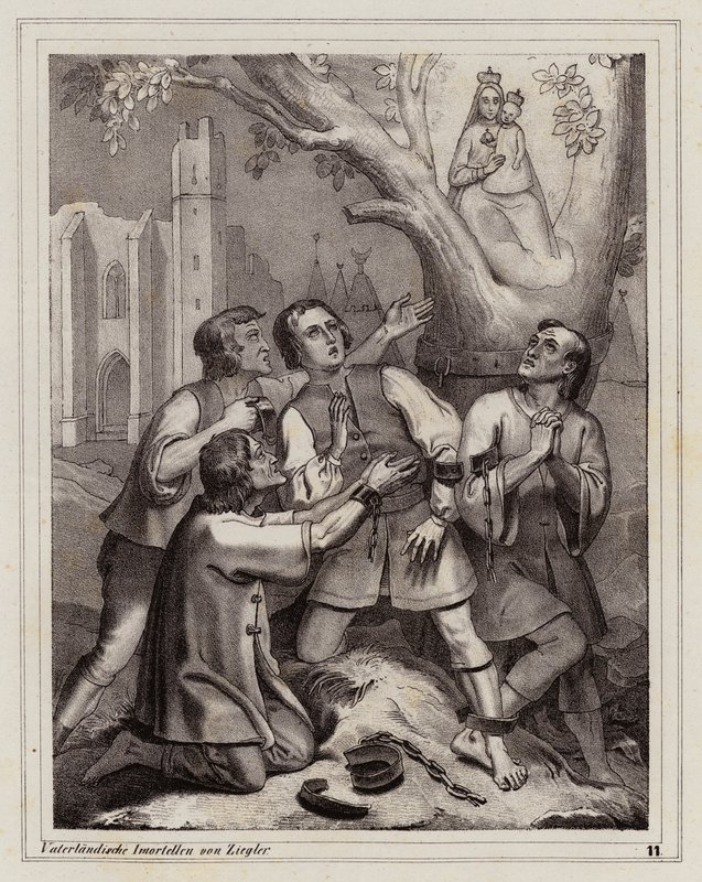 Apparizione della Vergine, Hietzing, Vienna da Peter Johann Nepomuk Geiger