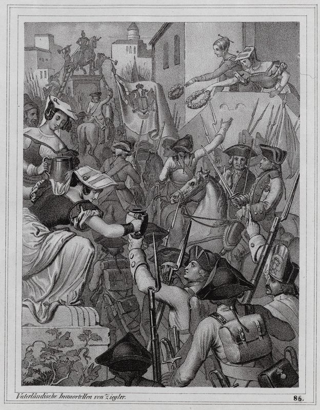 Guerra di successione spagnola da Peter Johann Nepomuk Geiger