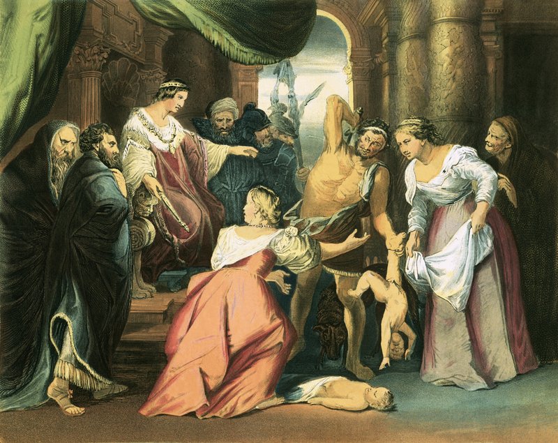 Il giudizio di Salomone da Peter Paul Rubens