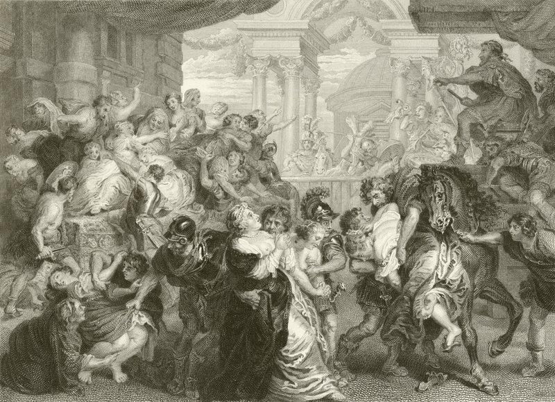 Il ratto delle Sabine da Peter Paul Rubens