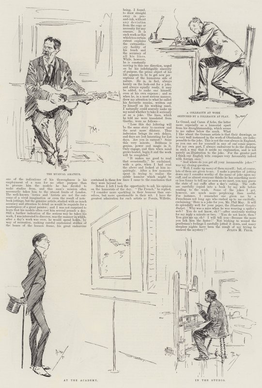 Un Artista Umoristico Inglese, Mr Phil May a Casa da Phil May