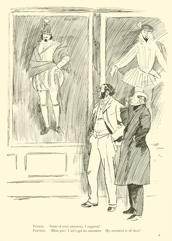Cartone animato di Phil May, dagli anni 1890 da Phil May