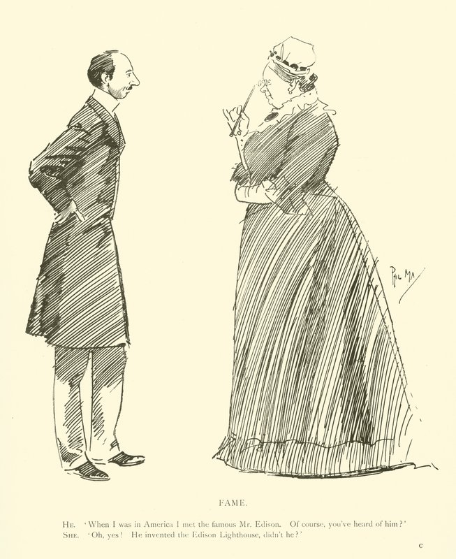 Cartone animato di Phil May, dagli anni 1890 da Phil May