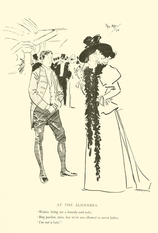 Cartone animato di Phil May, dagli anni 1890 da Phil May