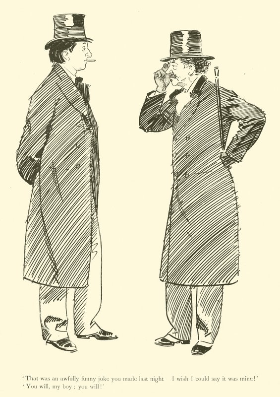 Cartone animato di Phil May, dagli anni 1890 da Phil May