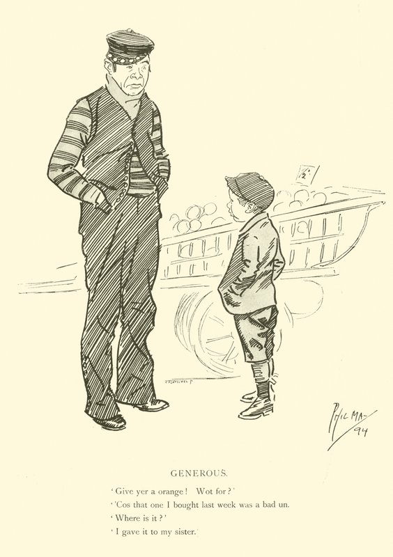 Cartone animato di Phil May, dagli anni 1890 da Phil May