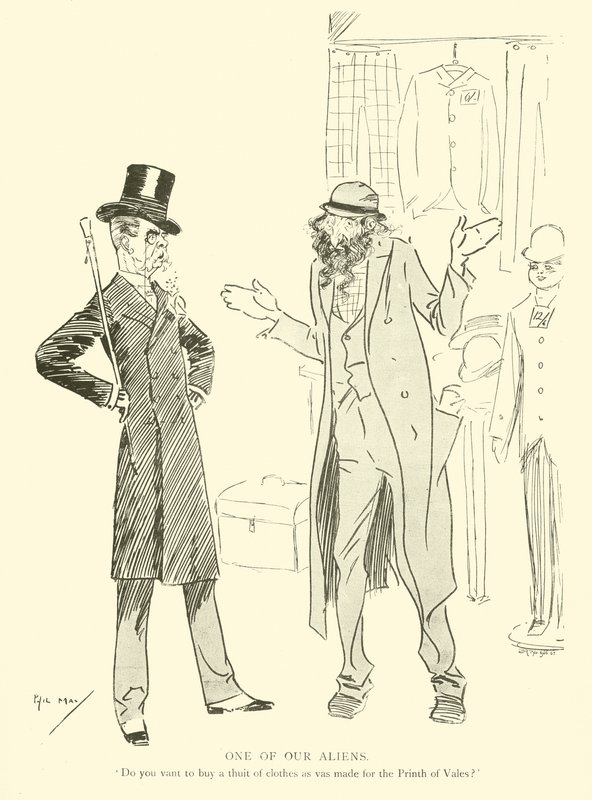 Cartone animato di Phil May, dagli anni 1890 da Phil May