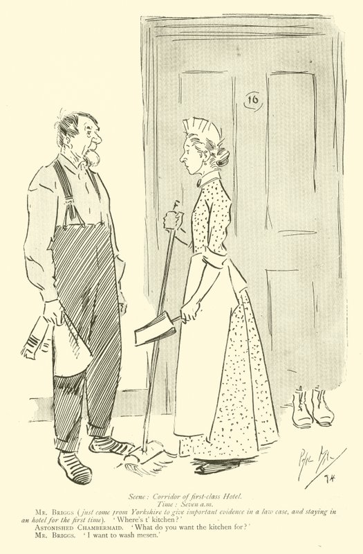 Cartone animato di Phil May, dagli anni 1890 da Phil May