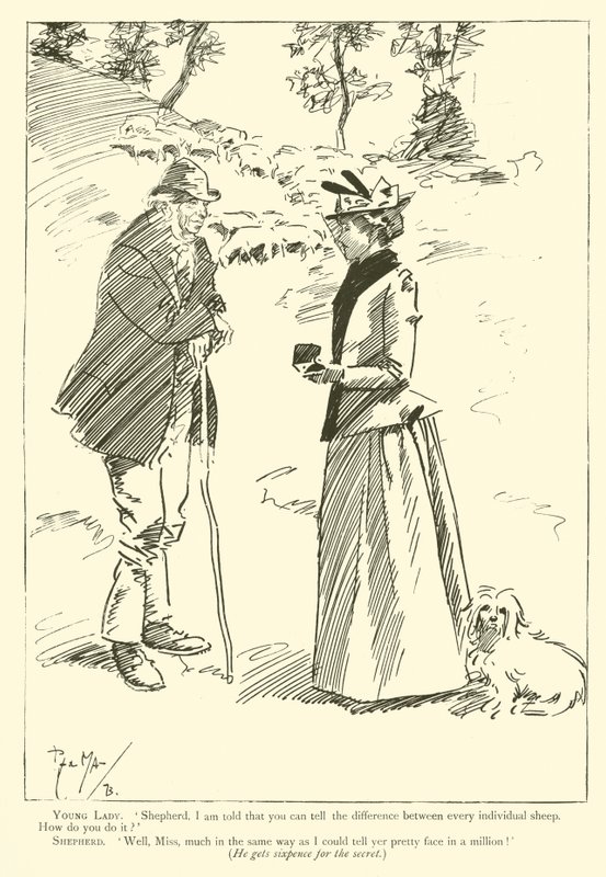 Cartone animato di Phil May, dagli anni 1890 da Phil May