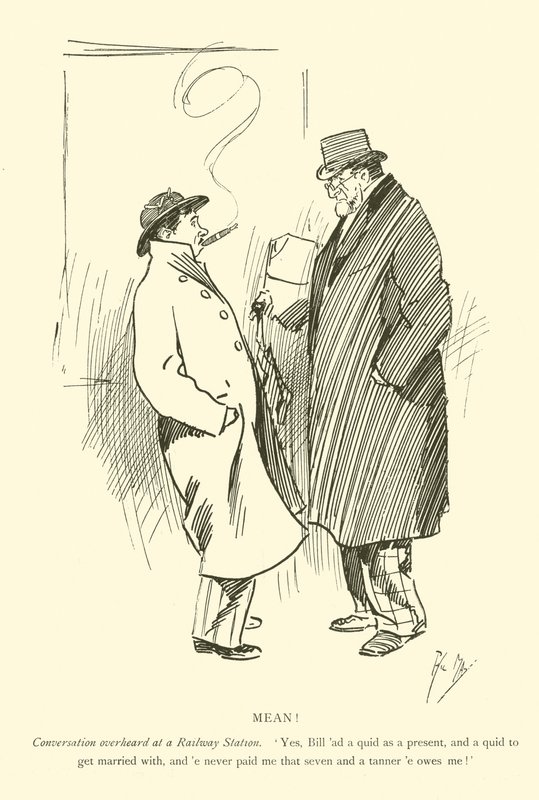Cartone animato di Phil May, dagli anni 1890 da Phil May