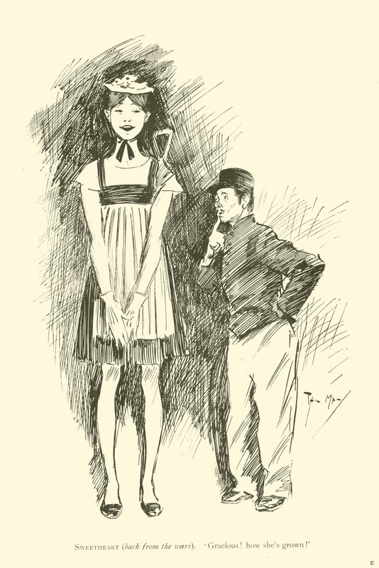 Cartone animato di Phil May, dagli anni 1890 da Phil May